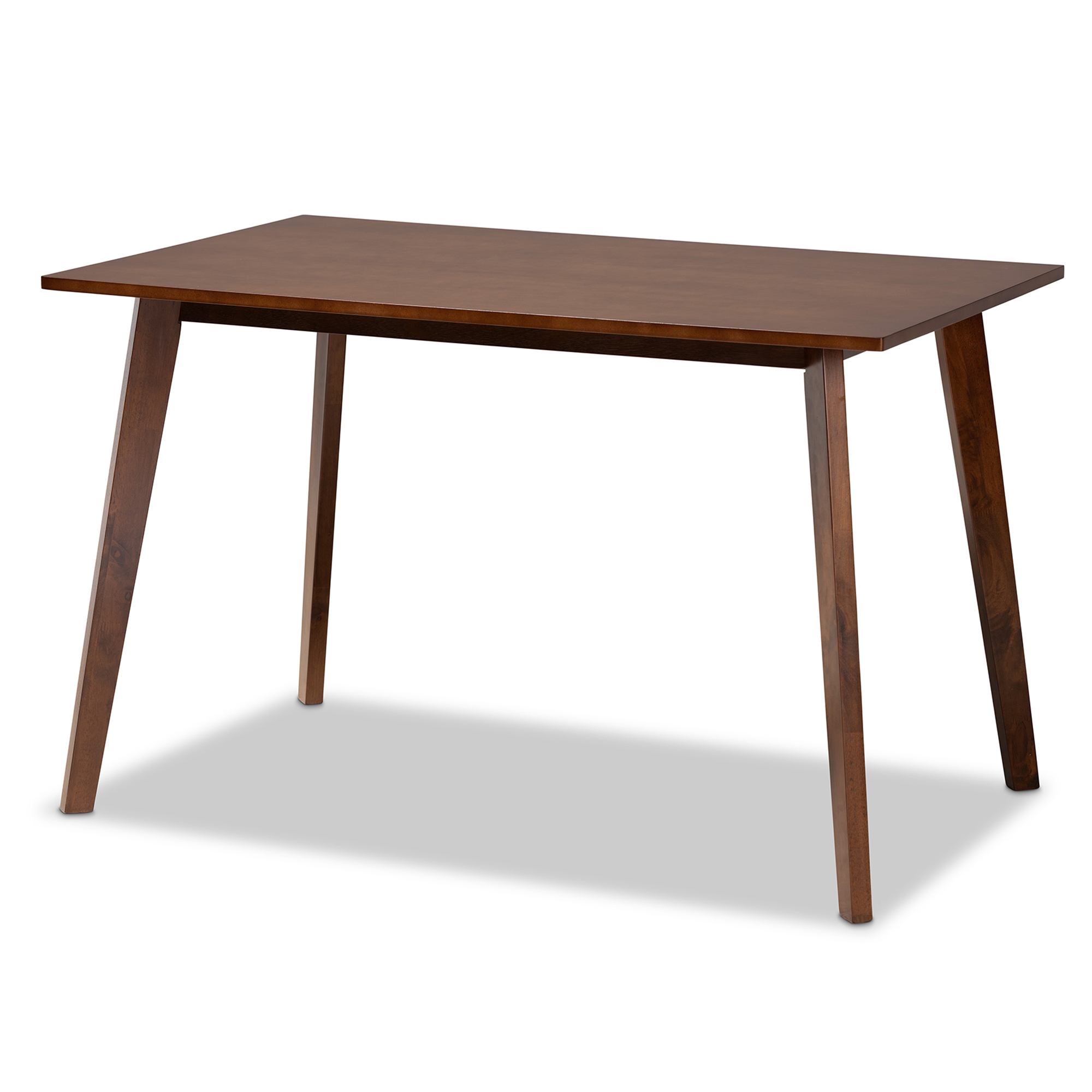 Baxton Studio Britte Mid-Century Modern Transitional Walnut Brown